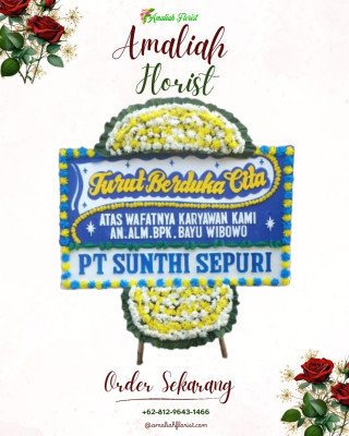 Papan Bunga Duka di Kuto Batu